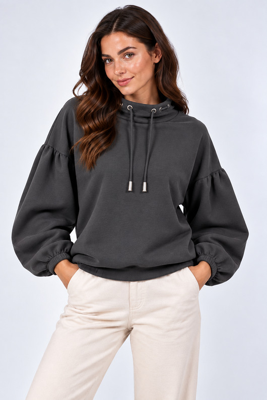 bluza bez kaptura damska Bluza ,,ARIA" Grafit