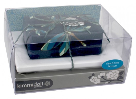mydło z mydelniczką YUNA  limonkowe KIMMIDOLL POLAND