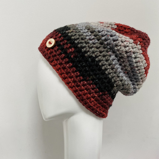 czapki damskie Gruba czapka beanie smerf kolorowa szydełkowa