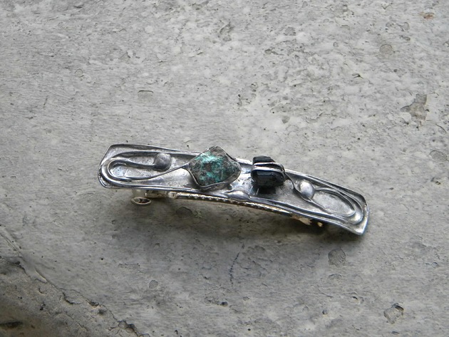 spinki i klamry do włosów Zarezerwowane - klamra na zamówienie Pani Justyny