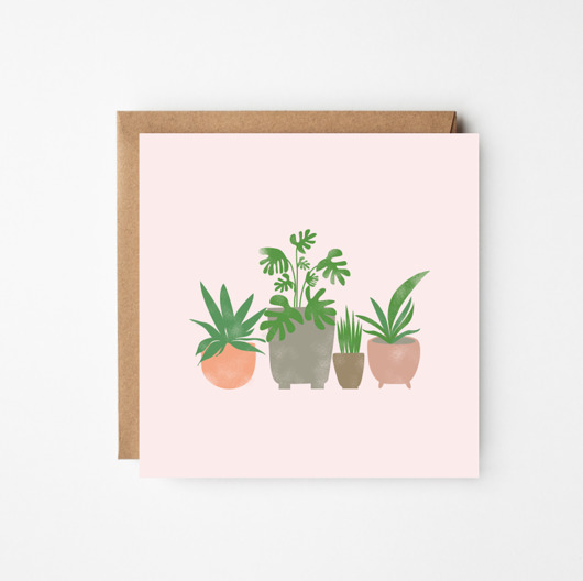 kartki okolicznościowe - wydruki Kartka "Rośliny"