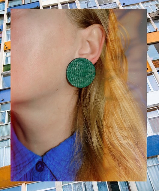 kolczyki - inne KÓŁKO . miejska dżungla