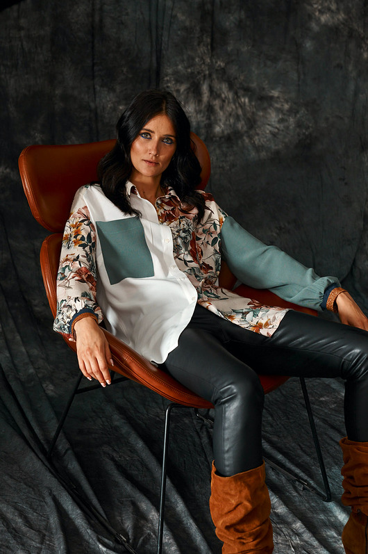 koszule damskie Koszula z lekkiej wiskozy-20%!!!