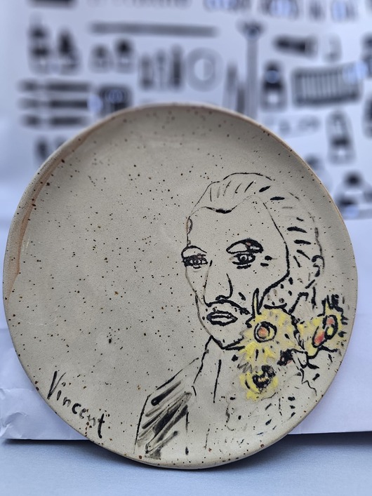 patery i talerze Talerzyk deserowy Van Gogh 18 cm