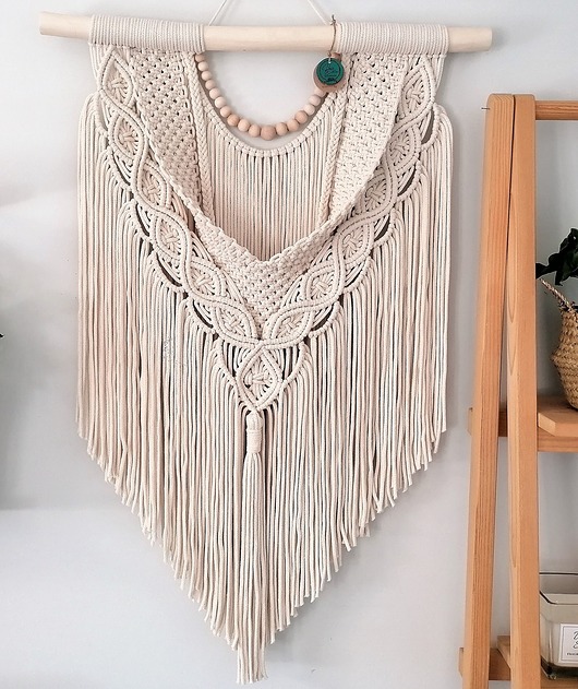 makramy Makrama Mayari XL ecru