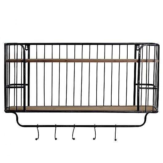 półki Półka Ścienna Druciana z Haczykami Niższa