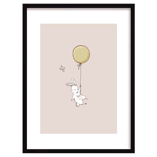obrazy i plakaty do pokoju dziecięcego Obrazek Bubble Dreams Rabbit II 30x40cm