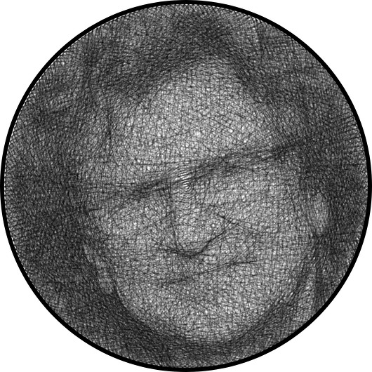 obrazy Zbigniew Wodecki  - Fotorealistyczny  unikalny Obraz z Nici String Art 60cm