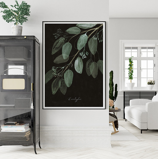 Plakat Eukaliptus 50x70 cm Anita Tomala