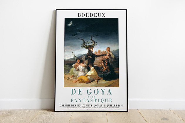 plakaty De Goya  - Exhibition Poster