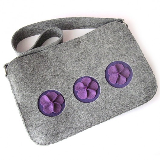 Three Violet Pops - torba na ramię Craft Factory