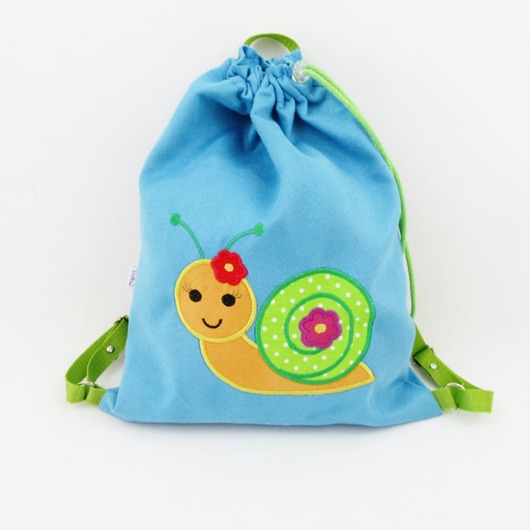Plecak ze ślimaczkiem, worek ze ślimaczkiem Enitka Sweet Baby Room