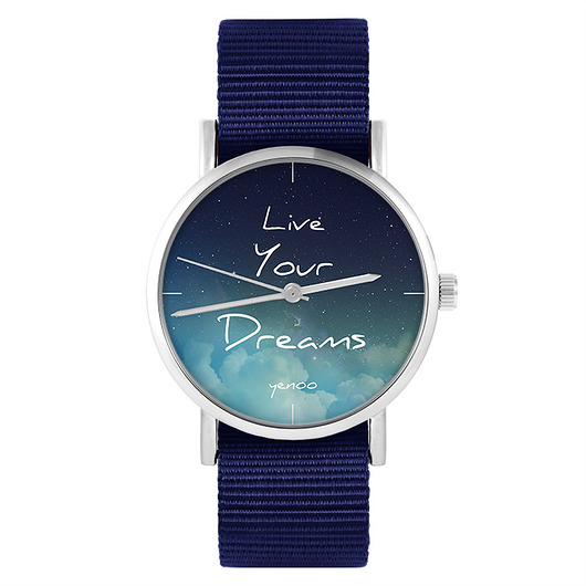 Zegarek yenoo - Dreams - granatowy, nato yenoo