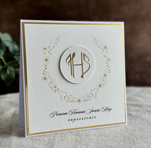 zaproszenia na komunię Zaproszenia na komunię, wzór 51