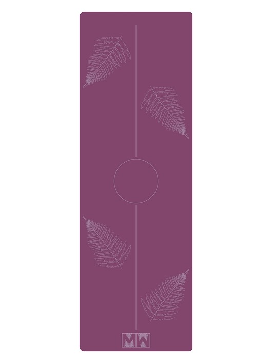 akcesoria do jogi Mata do jogi antypoślizgowa ROOT 4mm Plum, PU + naturalny kauczuk
