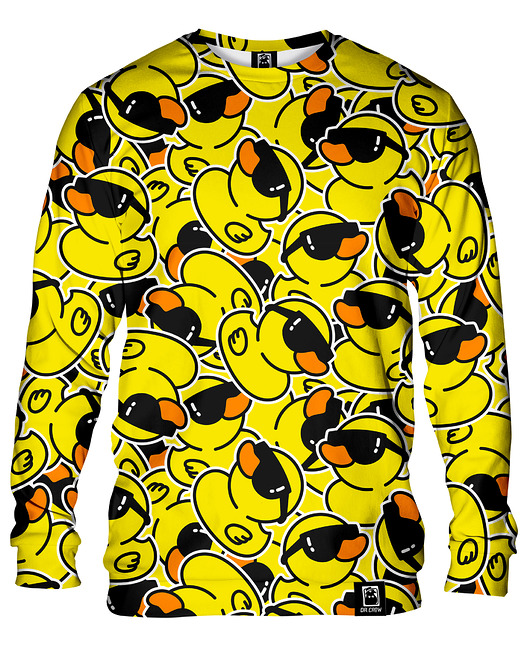 bluza bez kaptura damska Bluza Bez Kaptura Damska DR.CROW Kaczki