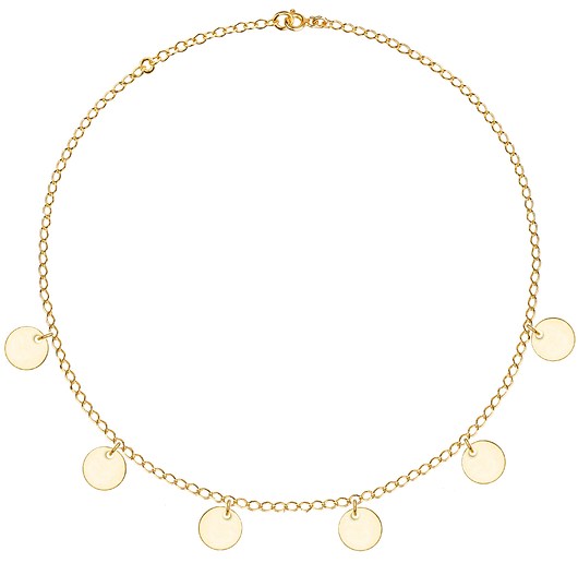 Choker/ naszyjnik z blaszkami - srebro 925  Coccola JEWELLERY
