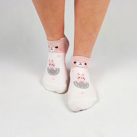 Skarpetki z różowym kotkiem - Kociaczek CandySox