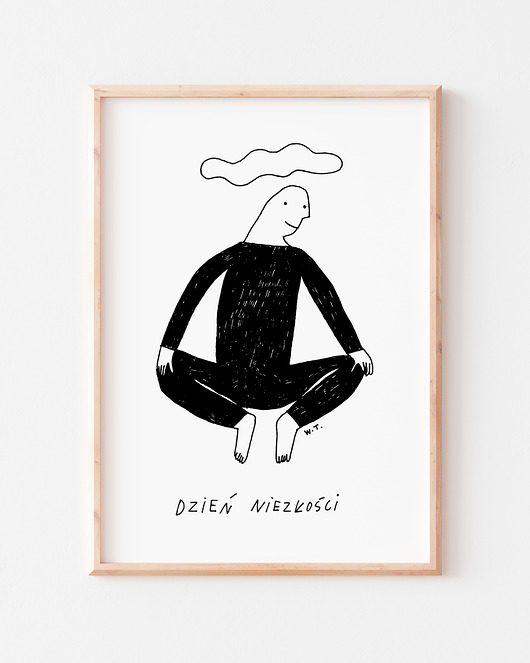 grafiki i ilustracje Print DZIEŃ NIEZŁOŚCI