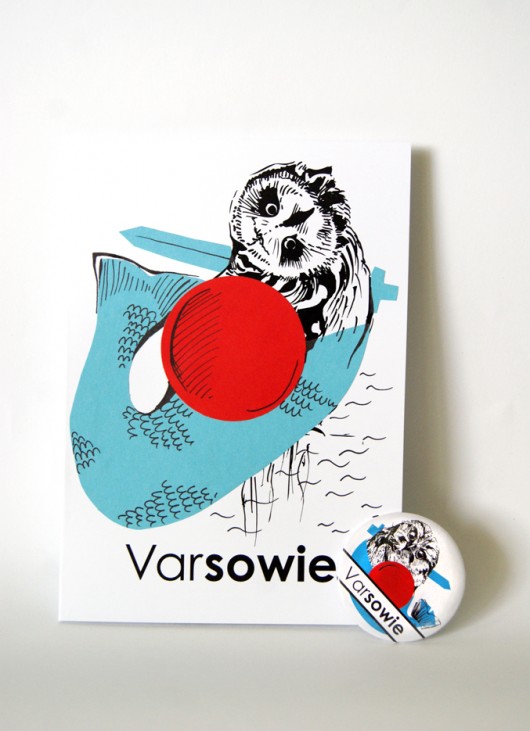 VarSOWIE: Kartka + przypinka Fusherka