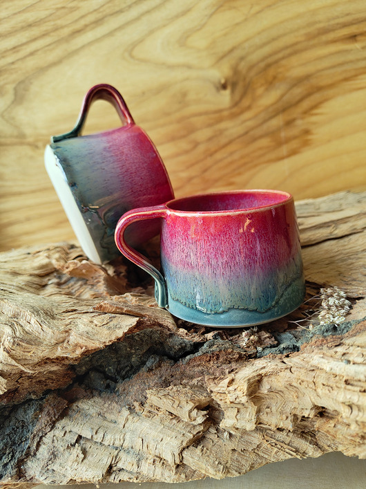 kubki Ceramiczny kubek "malina"