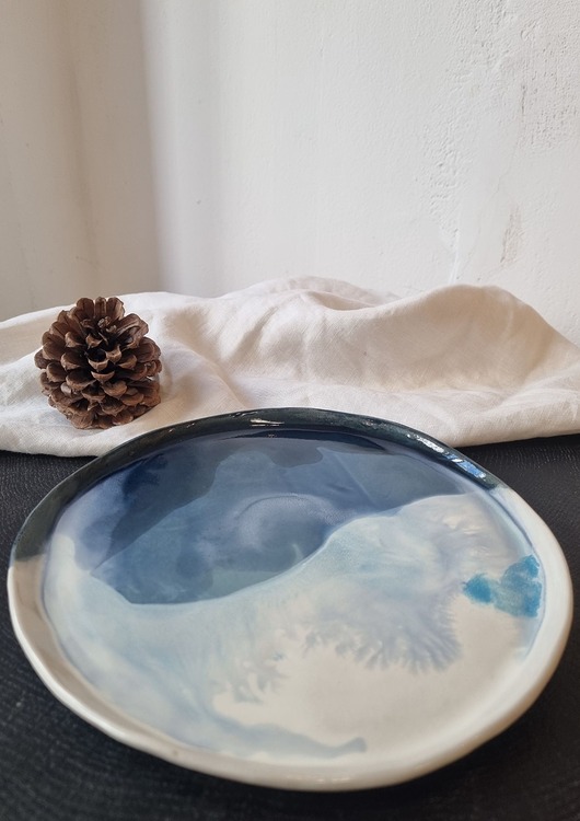 patery i talerze Talerz ceramiczny - 21 cm