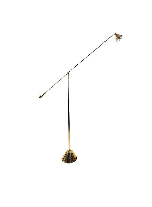 lampy podłogowe Lampa podłogowa z przeciwwagą z lat 80.