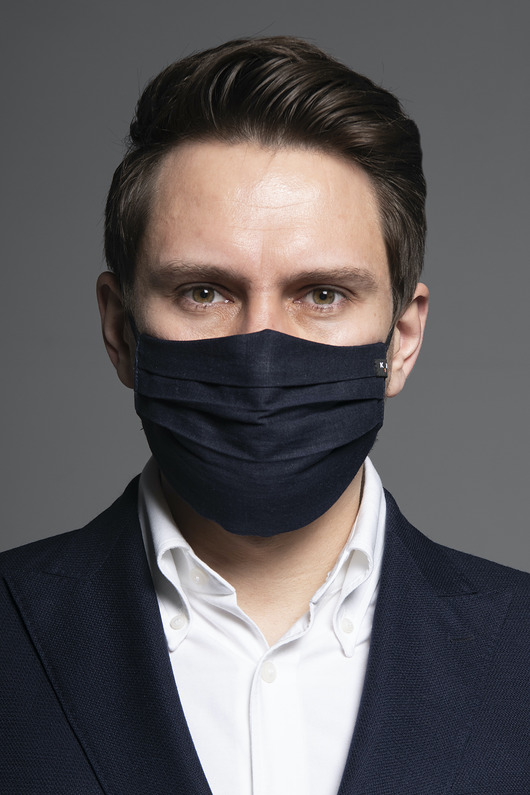 maseczki ochronne Maska Canvas Premium z lnu i wiskozy MASKKA 1586