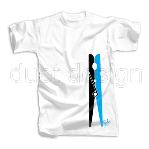 T-shirt P_101 duet design Duet design
