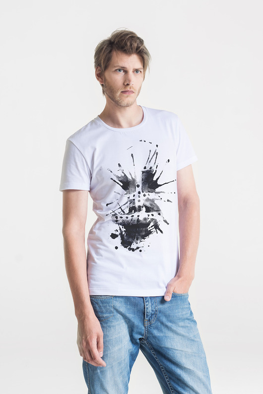 CROSSFACE MęskI T-shirt BIAŁY GAU great as You