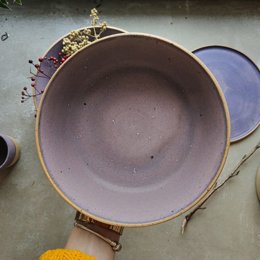 Ceramiczna miska lunchowa Jagodzianka POTPOTSTUDIO