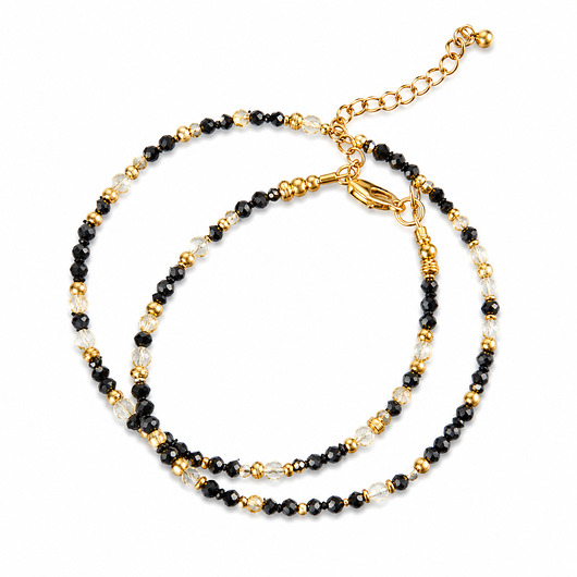 chokery Choker turmalin cytryn