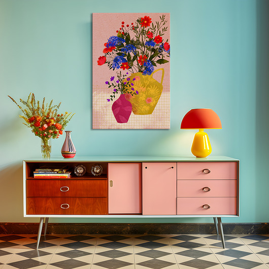 obrazy Obraz na płótnie Kolory lata 70x100cm