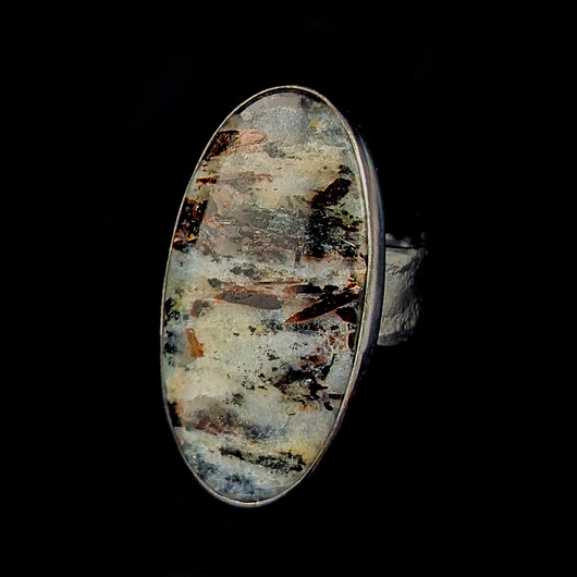 pierścionki srebrne Pierścionek retro Astrofilit