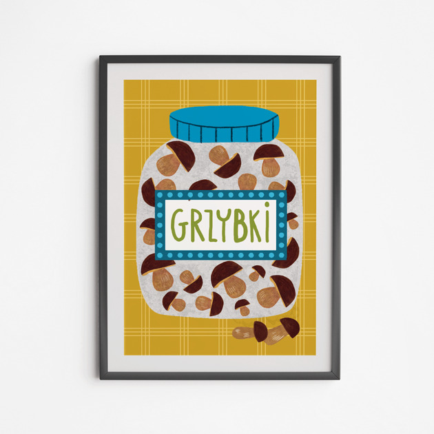 plakaty Plakat Grzybki