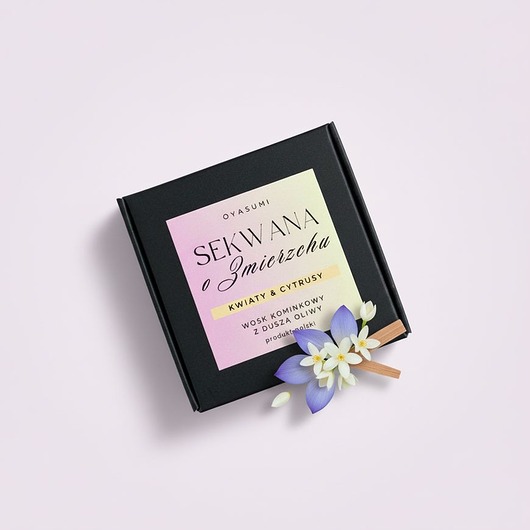 świeczniki i świece Wosk zapachowy do kominka Sekwana o Zmierzchu