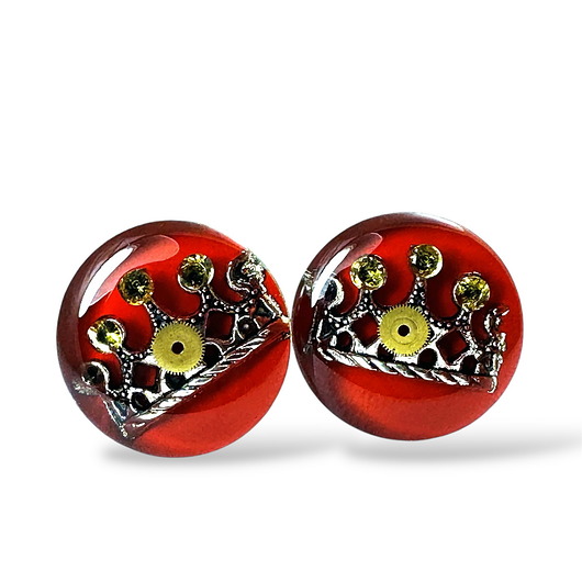 spinki do mankietów Spinki do mankietów - KRÓL ŻYCIA (RED)