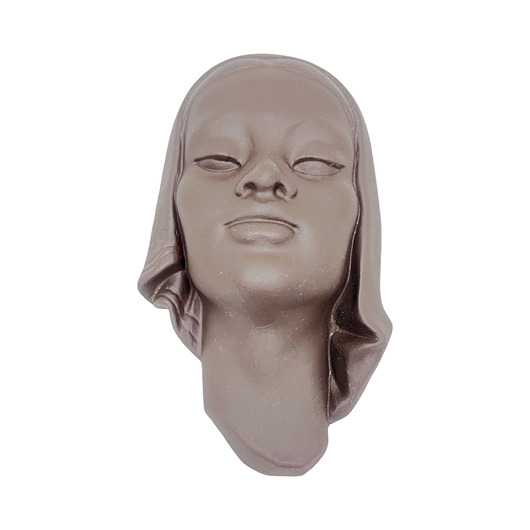 figurki i rzeźby Ceramiczna maska ścienna Paul Keilbar Naumburg vintage lata 50. rzeźba