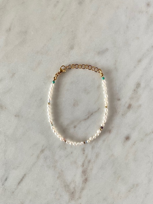 bransoletki złote Bransoletka z pereł naturalnych unikat 2