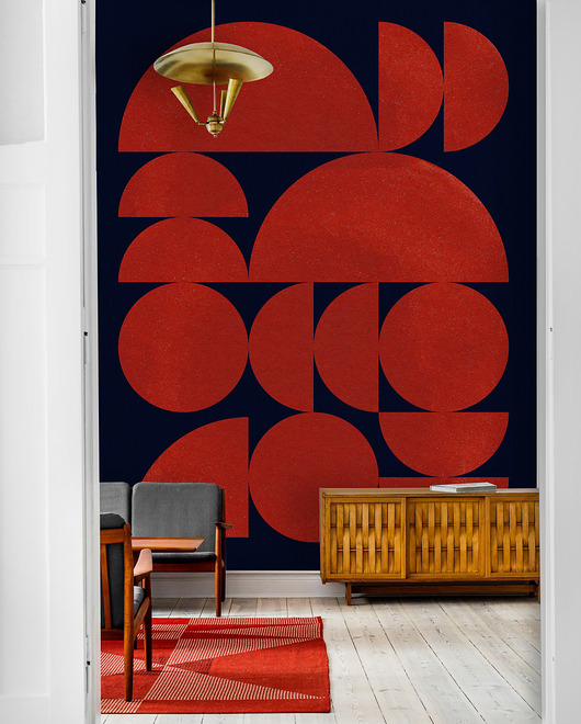 fototapeta Mid century geometric - tapeta
