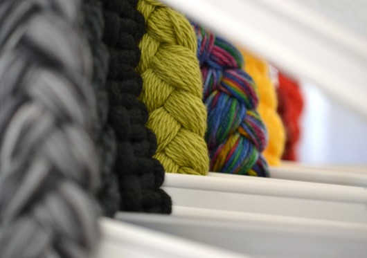 pistachio braid felt label