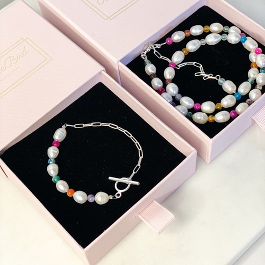 komplet biżuterii Zestaw Sugar Pearl