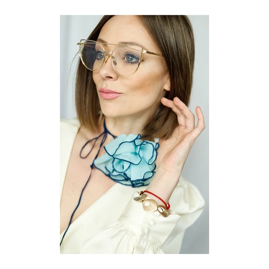 chokery Niebieski choker