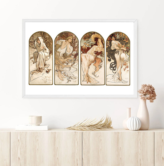 plakaty PLAKAT  ILUSTRACJA Alfons Mucha secesja