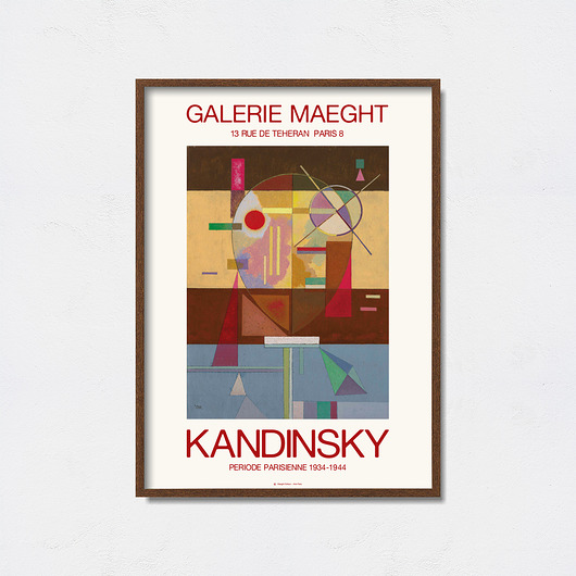 Wassily Kandinsky plakat do wystawy Pas De LArt