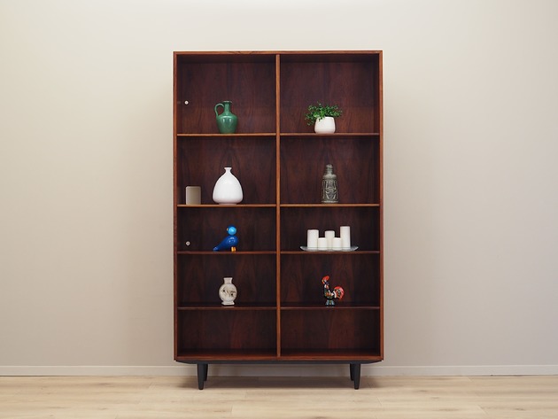 regały i półki Regał palisandrowy, duński design, lata 70, produkcja: Omann Jun