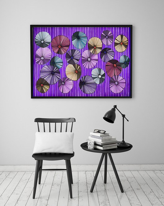 Kwiaty 50x70 cm Malgorzata Domanska