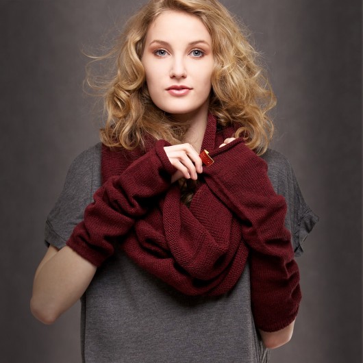 Zestaw Komin Rękawki Getry BURGUND CADOaccessories
