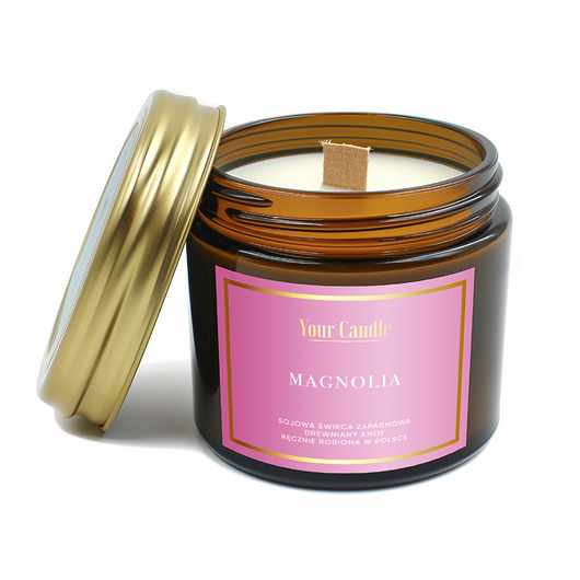 świece zapachowe Świeca zapachowa sojowa Magnolia 120ml- Your Candle