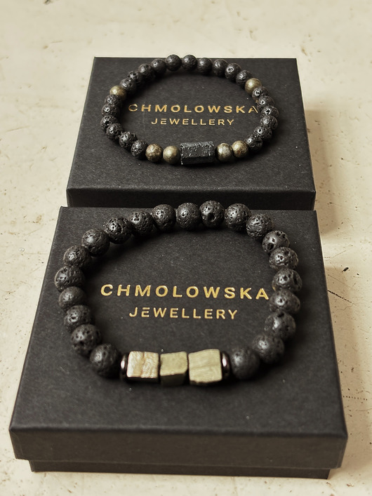 biżuteria męska Zestaw męskich bransoletek